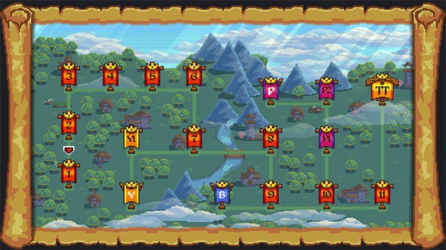 Chinh phục 54 level có độ khó tăng dần