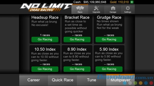 Đua Career hoặc online