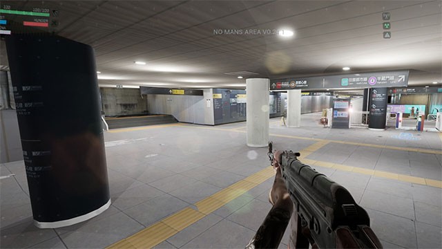 No Man's Area là sự pha trộn giữa thể loại sinh tồn, bắn súng với hành động lén lút và đua xe