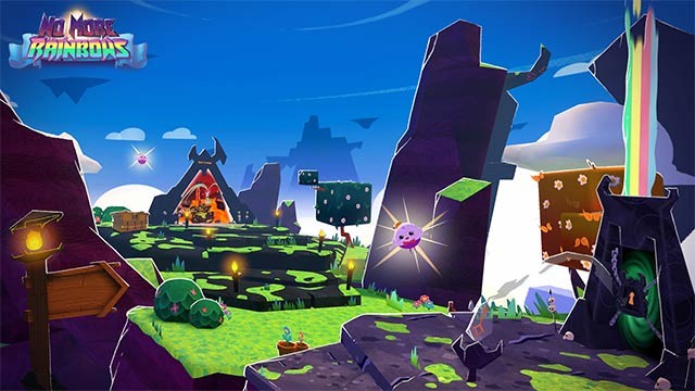 No More Rainbows là trò chơi phiêu lưu hành động đi cảnh cổ điển trên nền VR hiện đại