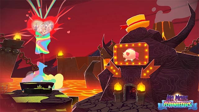 Khám phá những thế giời đầy màu sắc và sống động trong khi chơi No More Rainbow VR