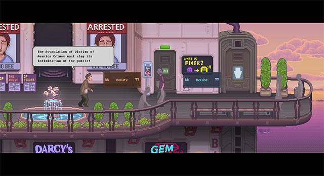 Quản lý cửa hàng bán đồ cổ trong game No Umbrellas Allowed