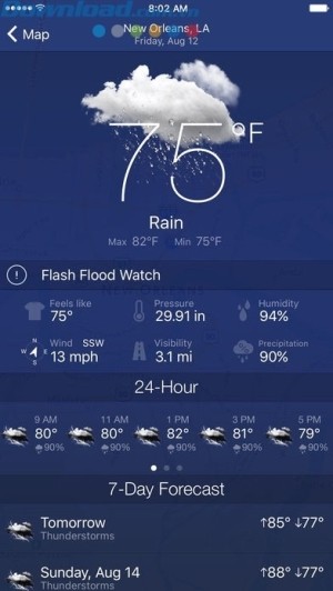 Màn hình thông báo chi tiết