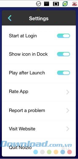Lựa chọn cài đặt