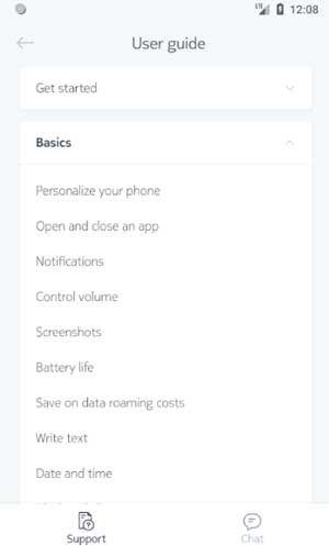 Nokia Mobile Support là ứng dụng dành riêng cho nền tảng Android trên điện thoại Nokia