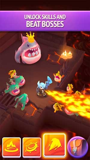 Mở khóa kỹ năng và tiêu diệt boss