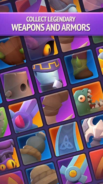 Thu thập vũ khí và áo giáp huyền thoại