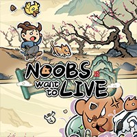 Noobs Want to Live: Game Sinh Tồn Đồ Họa Cute Giống Vampire Survivors