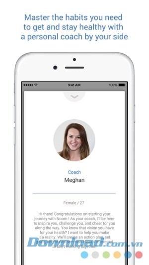 Noom Coach cho iOS giúp bạn kiểm soát chế độ ăn uống