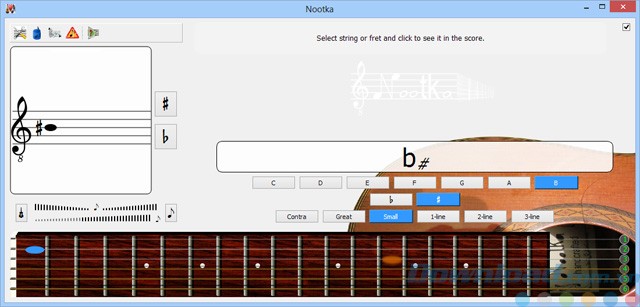Giao diện của Nootka