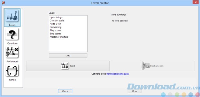 Tạo bài kiểm theo trình độ
