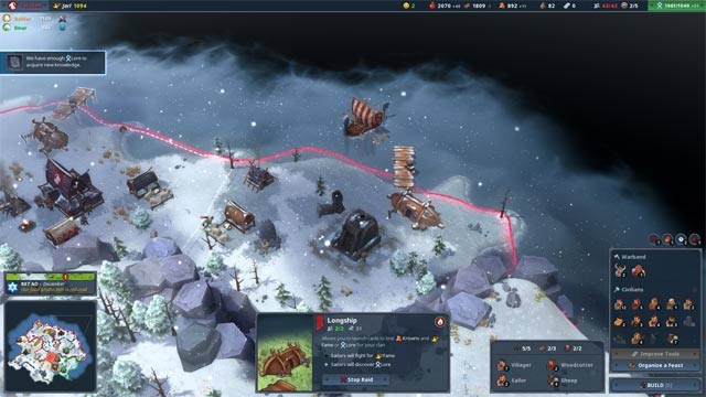 Chinh phục bờ biển Northgard