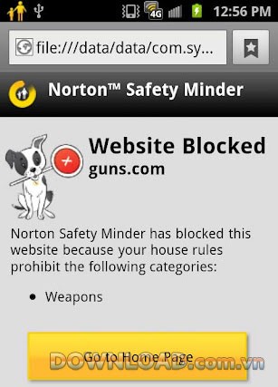 Norton Safety Minder For Android