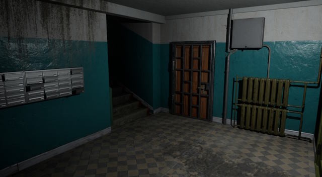 Game lấy bối cảnh cầu thang u ám của một khu chung cư cũ