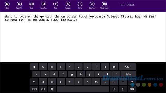 Hỗ trợ bàn phím ảo