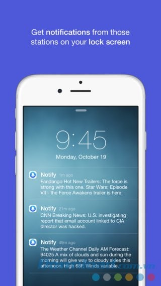 Nhận thông báo trên màn hình khóa