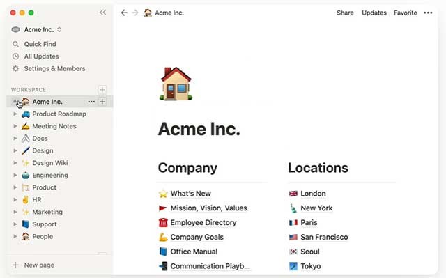 Notion là một phần mềm quản lý dự án và ứng dụng ghi chú tiện ích