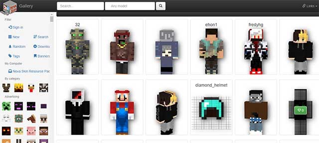 Nova Skin là skin Minecraft editor miễn phí, giúp người chơi thiết kế skin cho nhân vật