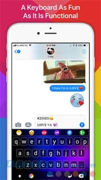 Các tính năng bàn phím mới