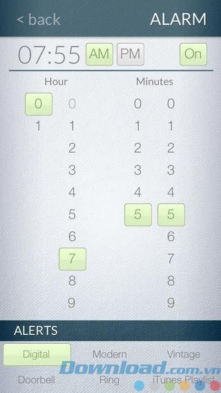 Hẹn giờ ngủ và dậy