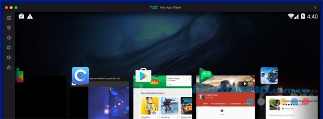 Sử dụng nhiều ứng dụng và chơi nhiều game bằng phần mềm giả lập hệ điều hành Android Nox App Player miễn phí cho Mac