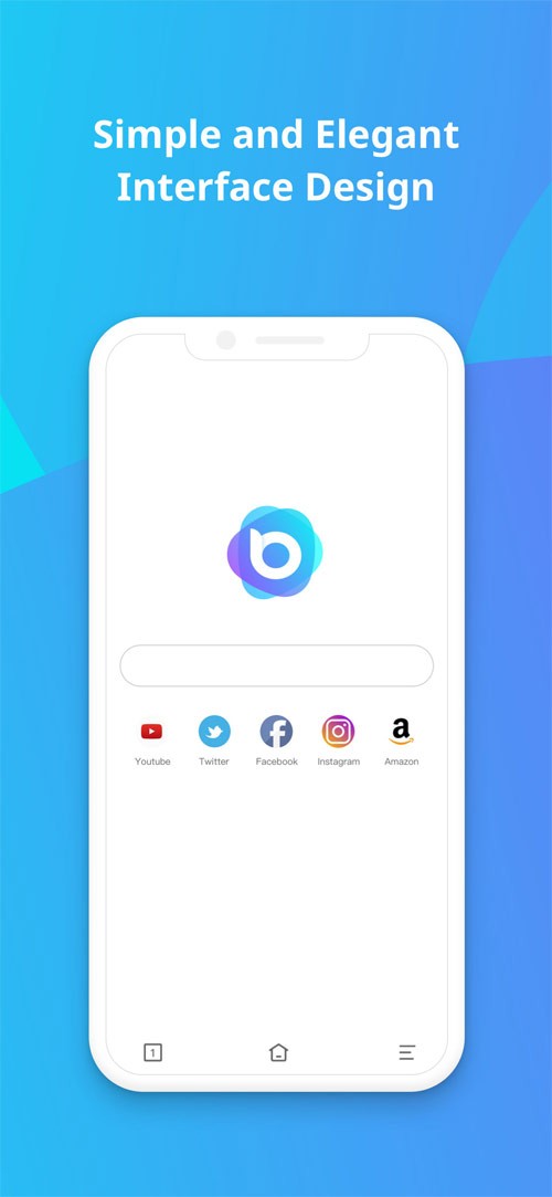 Nox Browser có thiết kế giao diện đơn giản mà tinh tế