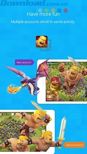 Trải nghiệm game mượt mà với nhiều tài khoản cùng lúc