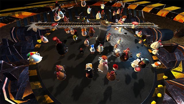 Nugget Royale là game đấu trường sinh tử nơi 80 chú gà chiến đấu để sống sót