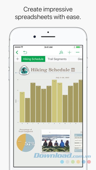 Tạo bảng tính với Numbers