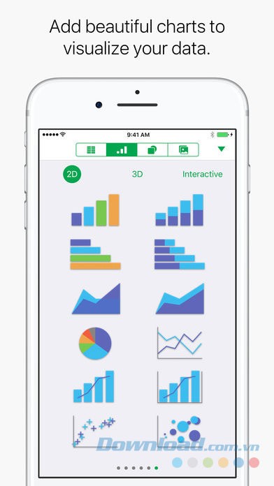 Thêm biểu đồ trực quan