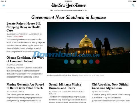 NYTimes for iPad