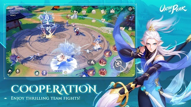 Phối hợp với người chơi khác và chiến đấu tổ đội ly kỳ