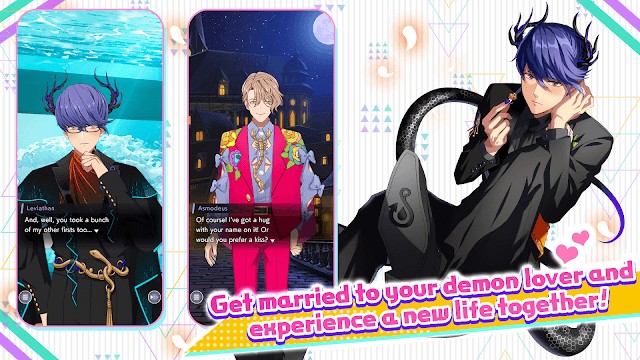 Kết hôn vơi một nhân vật bạn yêu thích và tận hưởng cuộc sống cùng nhau trong game Obey Me! Till Death Do Us Part