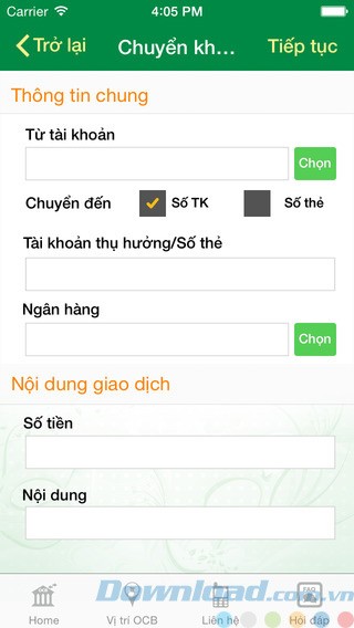 Chuyển tiền liên ngân hàng