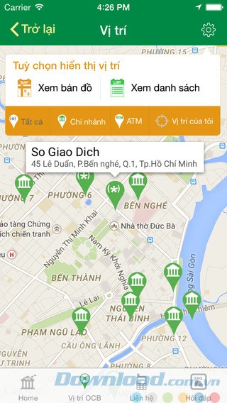 Tìm kiếm vị trí ATM