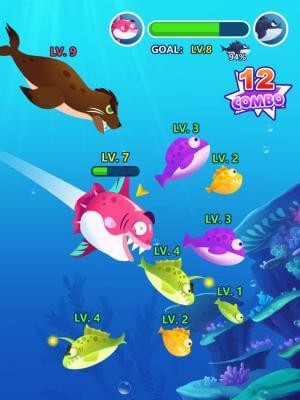 Ocean Fish Evolution cho bạn bước vào cuộc chiến sinh tồn của loài cá dưới đại dương