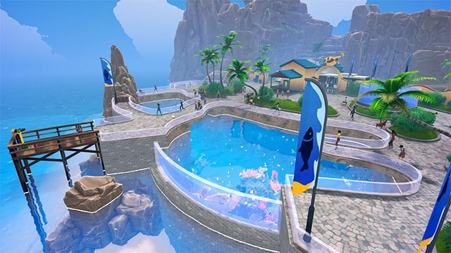Quản lý thủy cung và công viên nước trong trò chơi giả lập Ocean Life: Aquarium Simulator