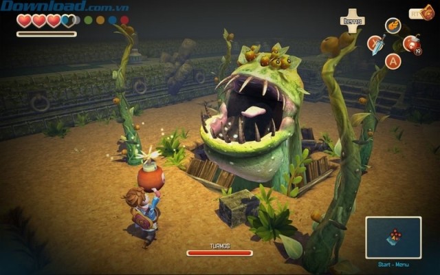 chiến đấu với quái vật và tìm ra những bí mật