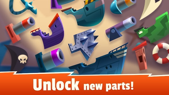 Mở khóa các bộ phận khác nhau của tàu