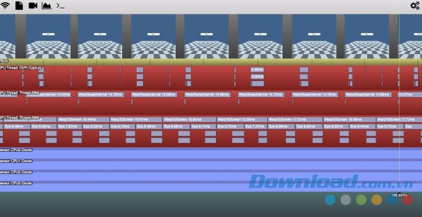 Giao diện chính của ứng dụng thực tế ảo Oculus Remote Monitor cho máy tính
