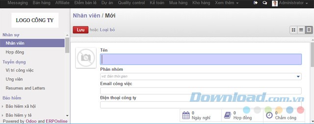 Quản lý nhân viên
