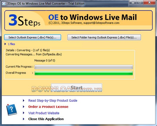 OE to Windows Live Mail