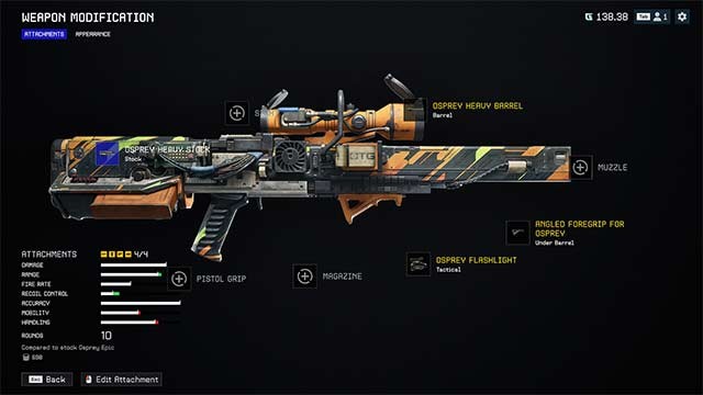 Không ngừng tùy chỉnh vũ khí, trang bị... trước khi bước vào đấu trường chết chóc