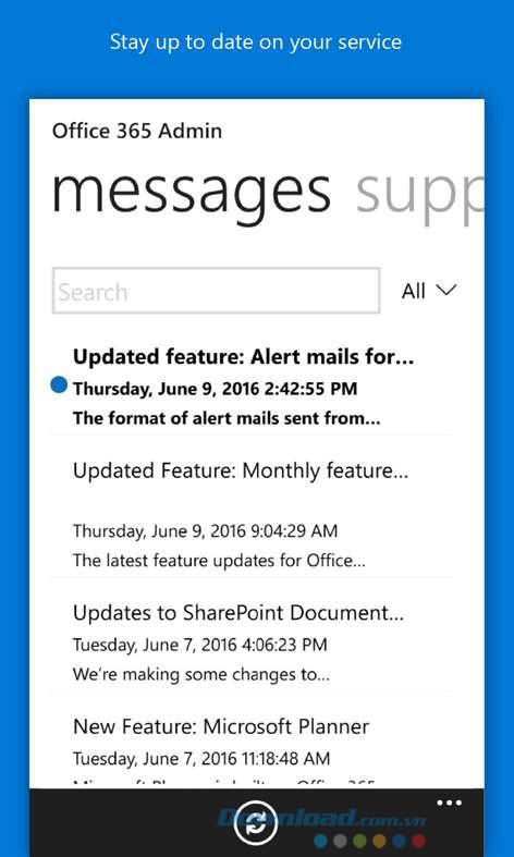 Đọc tin nhắn trong Message Center