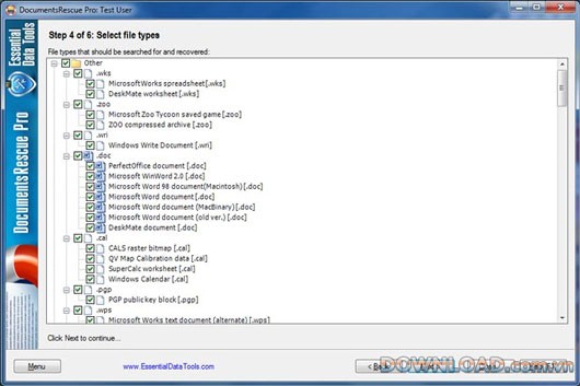 Office DocumentsRescue Professional