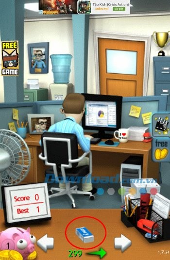 Cách chơi game Office Jerk