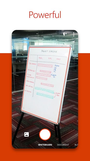 Chụp ảnh bảng trắng và lưu trữ với Office Lens