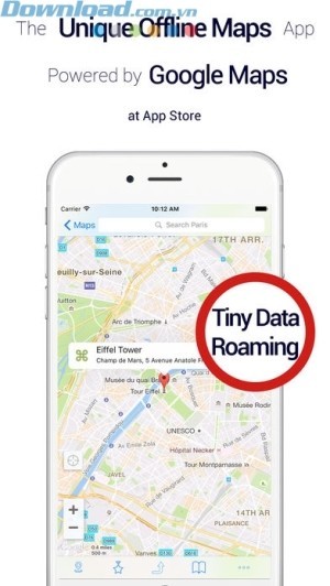 Ứng dụng bản đồ offline cho iOS