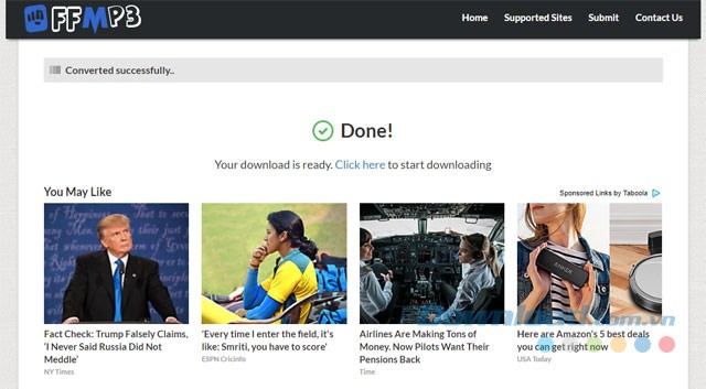 Tải MP3 từ video online