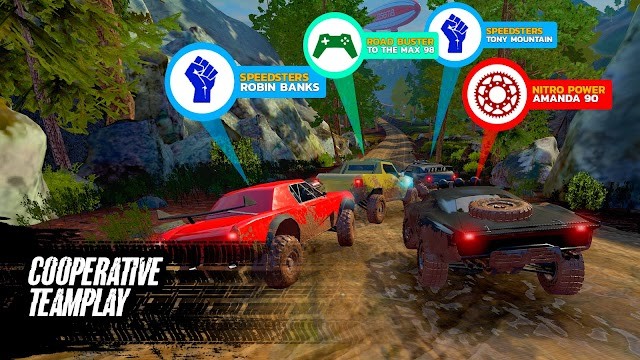 Lập đội và phối hợp để cùng nhau chinh phục các đường đua